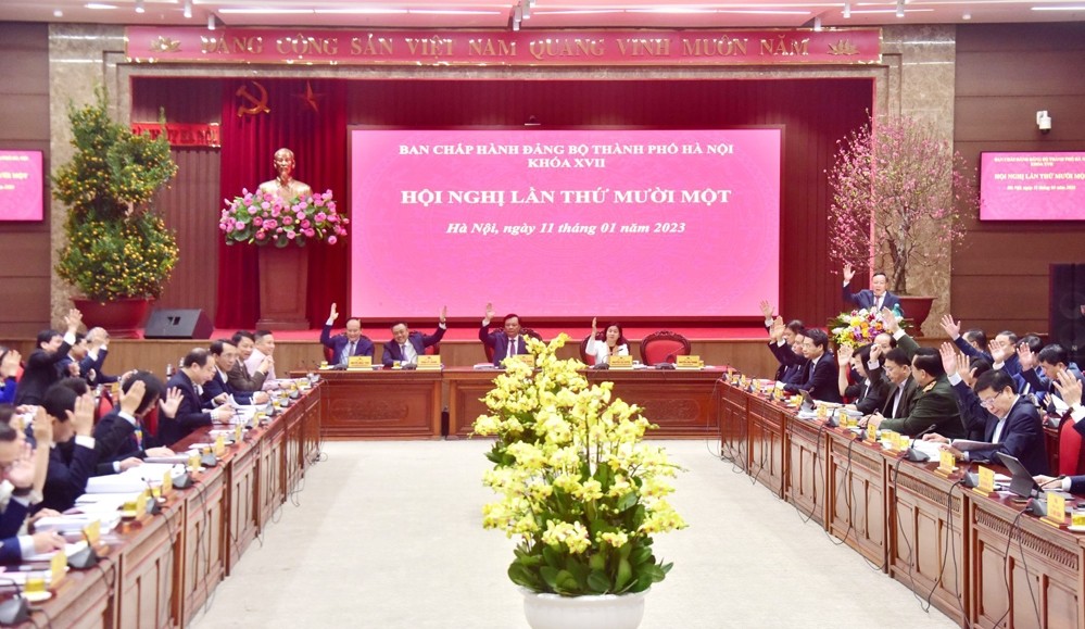 Khai mạc Hội nghị lần thứ 12, Ban Chấp hành Đảng bộ thành phố Hà Nội khóa XVII Khai mạc Hội nghị lần thứ 12, Ban Chấp hành Đảng bộ thành phố Hà Nội khóa XVII