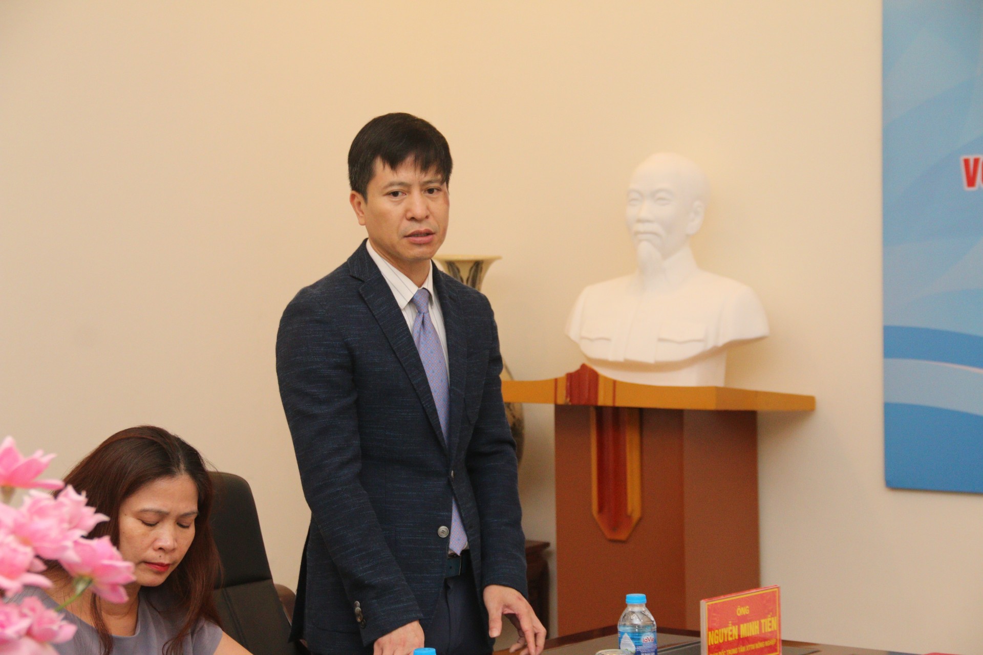 Ông Nguyễn Minh Tiến - Giám đốc Trung tâm xúc tiến thương mại nông nghiệp Ông Nguyễn Minh Tiến - Giám đốc Trung tâm xúc tiến thương mại nông nghiệp