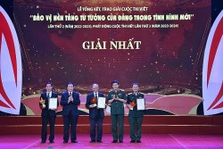 Lễ tổng kết và trao giải Cuộc thi viết “Bảo vệ nền tảng tư tưởng của Đảng trong tình hình mới”
