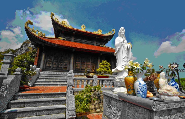 Một góc nhỏ tại chùa Tràng Kênh Trúc Lâm Tự linh thiêng Một góc nhỏ tại chùa Tràng Kênh Trúc Lâm Tự linh thiêng