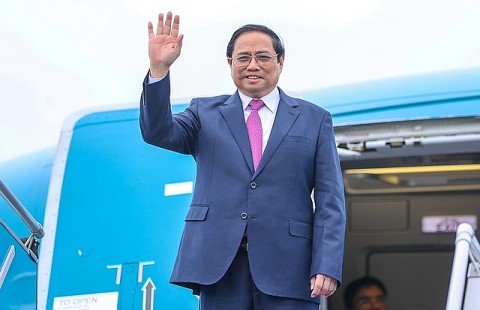 thu tuong pham minh chinh len duong du hoi nghi cap cao asean 42