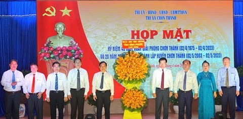 Bình Phước: Kỷ niệm 20 năm ngày thành lập huyện Chơn Thành