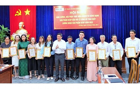 Cà Mau rà soát, đề xuất nâng hạng sản phẩm OCOP