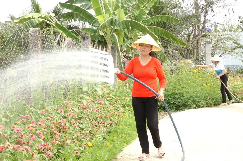 Long An: Rực rỡ những tuyến đường hoa ở huyện Đức Hòa Long An: Rực rỡ những tuyến đường hoa ở huyện Đức Hòa