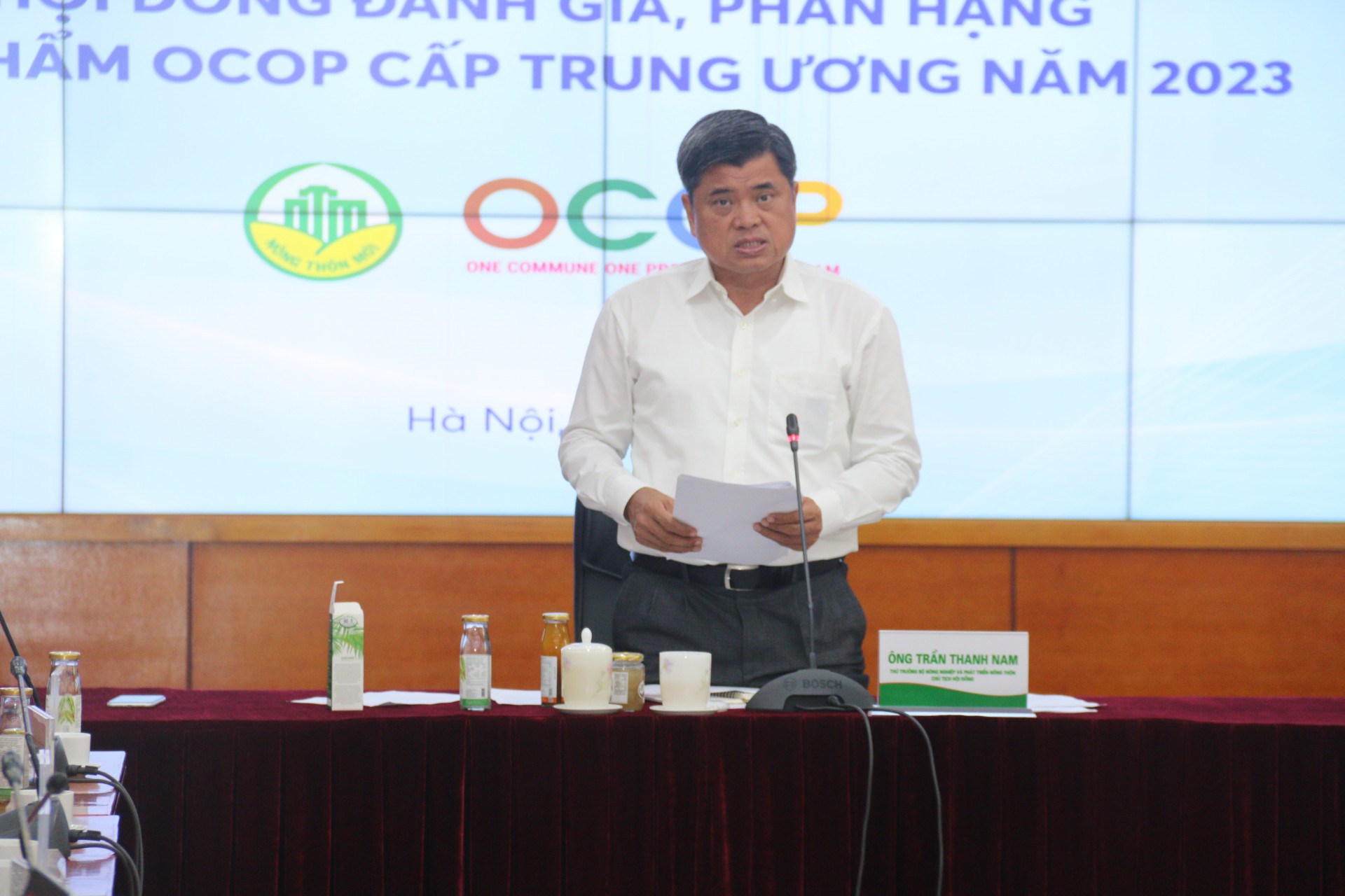 Thứ trưởng Bộ NNPTNT Trần Thanh Nam phát biết tại hội nghị.  Thứ trưởng Bộ NNPTNT Trần Thanh Nam phát biết tại hội nghị.