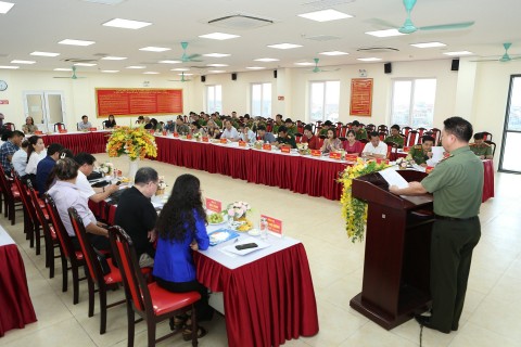 hoi nghi so ket 01 thang trien khai cuoc thi sang tac ca khuc chu de cong an quan bac tu liem nhung mua hoa chien cong