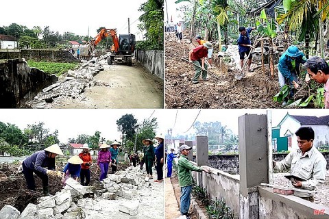 ha tinh phan dau ve dich tinh dat chuan nong thon moi