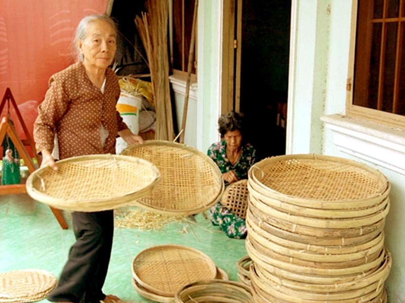 Vinh Ba - nổi tiếng nghề đan đát Vinh Ba - nổi tiếng nghề đan đát