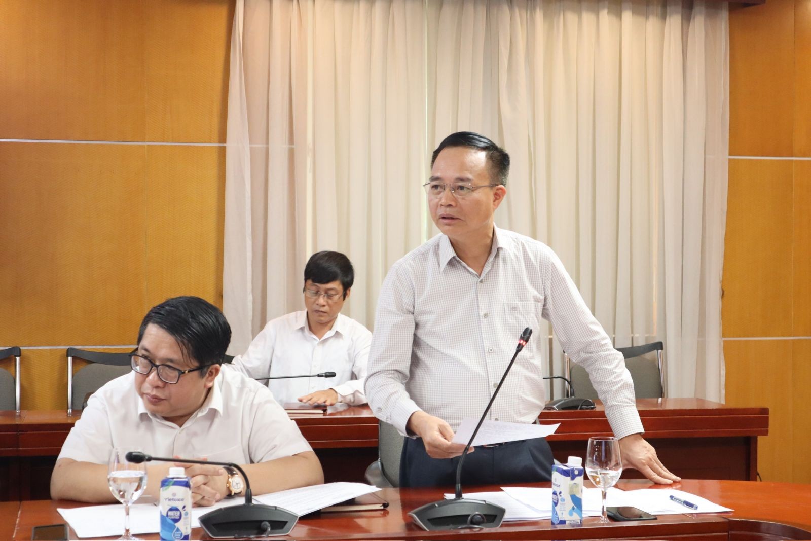 Ông Ngô Quang Trung- Cục trưởng Cục Công Thương địa phương - phát biểu