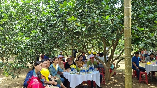 Du khách được trải nghiệm, thích thú tham quan ở miền quê Du khách được trải nghiệm, thích thú tham quan ở miền quê