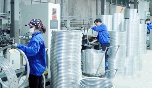 Dây chuyền sản xuất vành xe máy, xe đạp của Công ty Cổ phần Cơ khí Thiên Văn Dây chuyền sản xuất vành xe máy, xe đạp của Công ty Cổ phần Cơ khí Thiên Văn