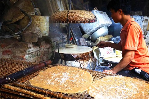 Đặc sản bánh đa Kế Bắc Giang