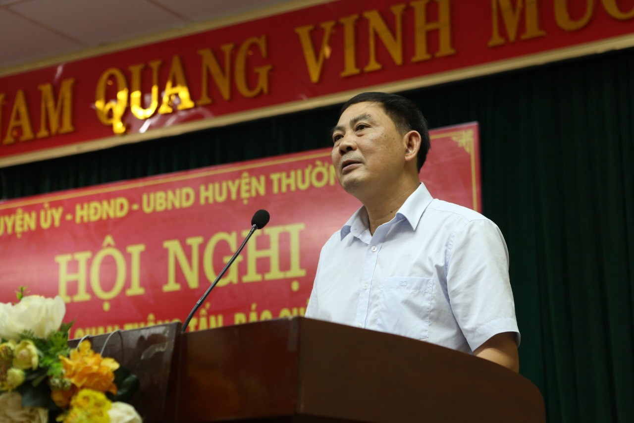 Thường Tín gặp mặt các cơ quan thông tấn, báo chí, truyền hình nhân ngày Báo chí cách mạng Việt Nam. Thường Tín gặp mặt các cơ quan thông tấn, báo chí, truyền hình nhân ngày Báo chí cách mạng Việt Nam.