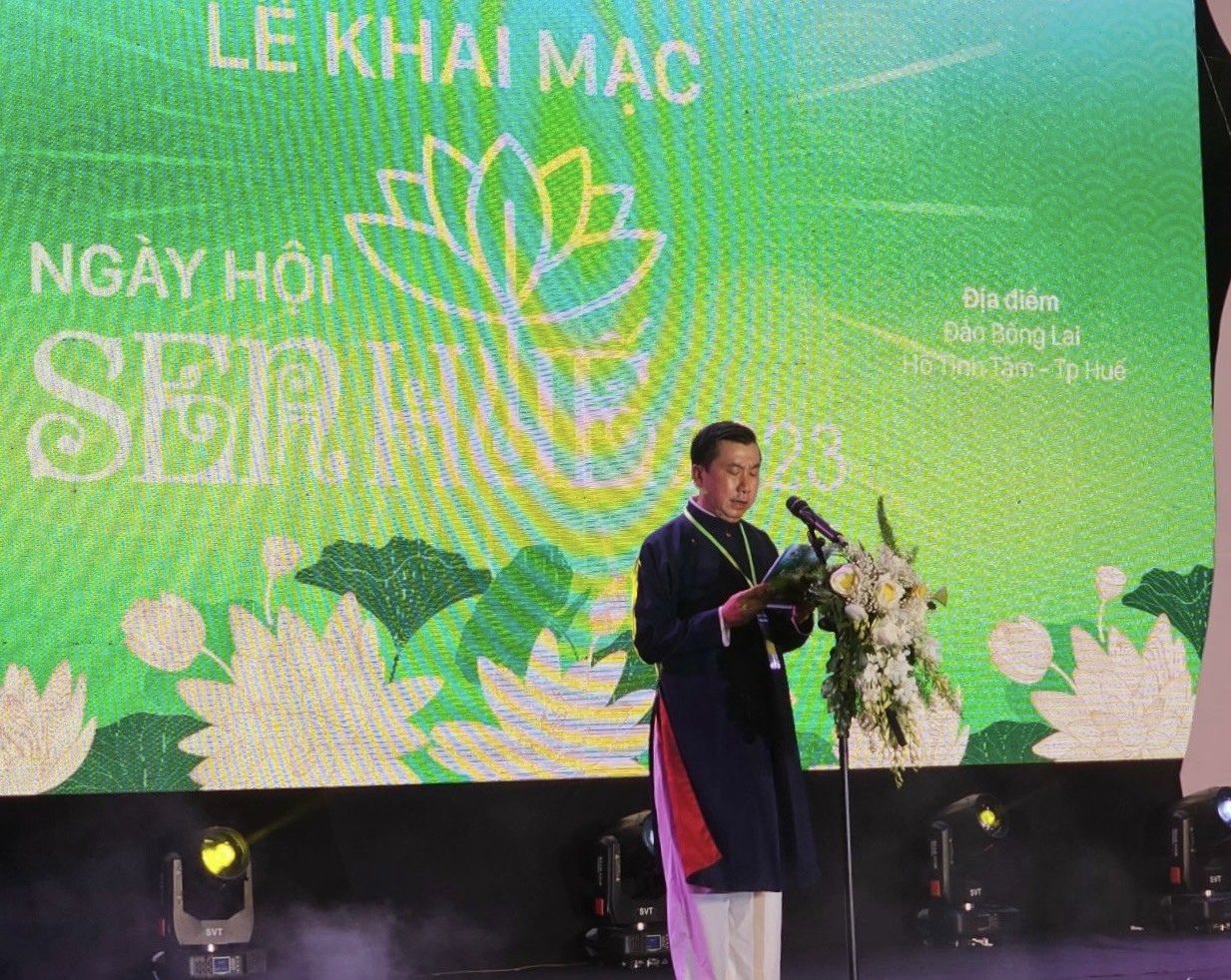 Khai mạc ngày hội Sen Huế 2023 - Sen tô sắc Huế