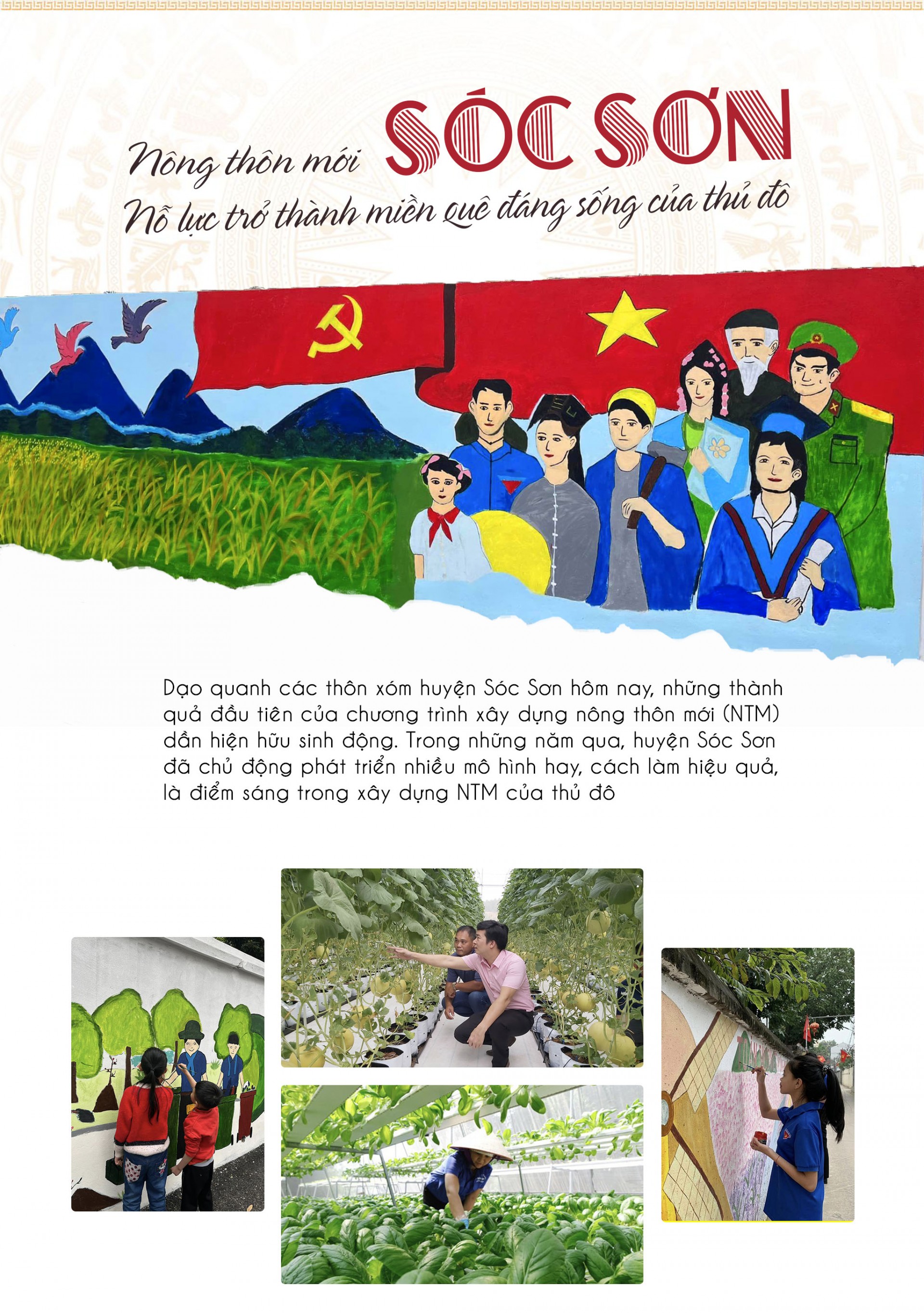 Nông thôn mới Sóc Sơn nỗ lực trở thành miền quê đáng sống của thủ đô