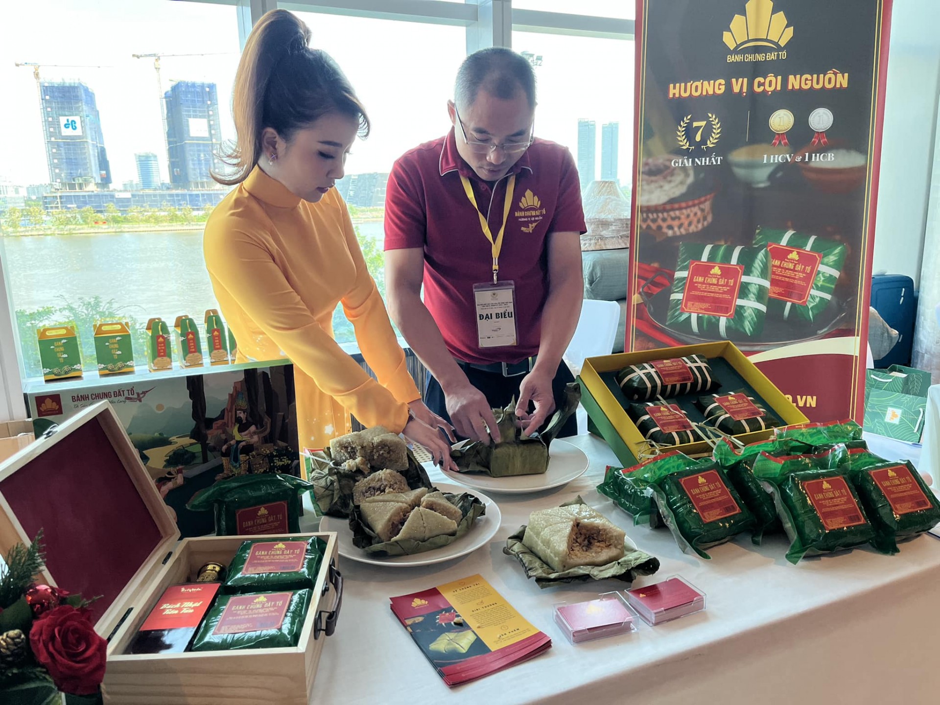 Hương vị cội nguồn trong bánh chưng đất tổ