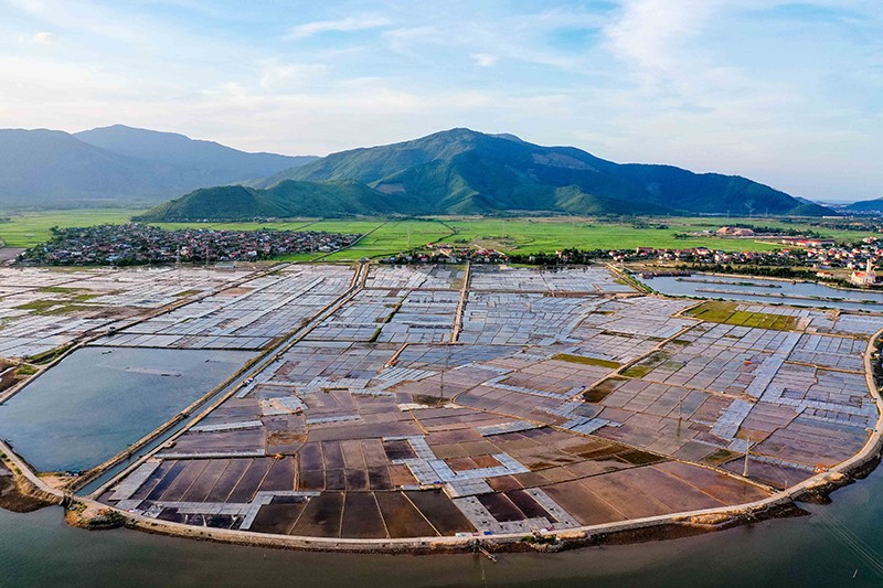 Nhọc nhằn nghề làm muối dưới trời nắng gắt của diêm dân Quảng Bình Nhọc nhằn nghề làm muối dưới trời nắng gắt của diêm dân Quảng Bình