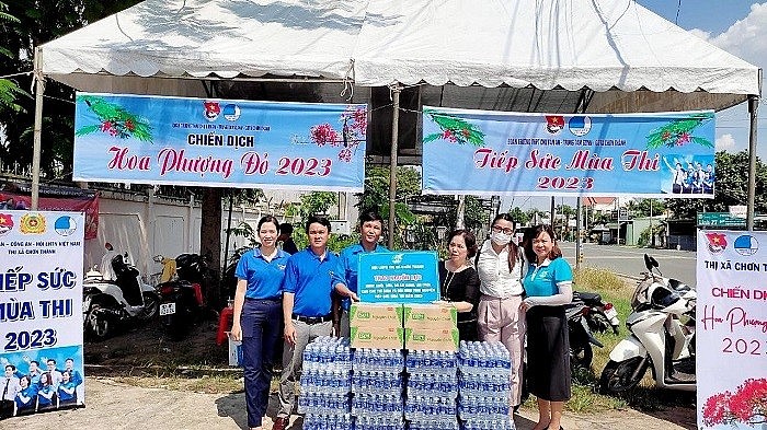 Bình Phước: Hội LHPN thị xã Chơn Thành vận động tiếp sức mùa thi