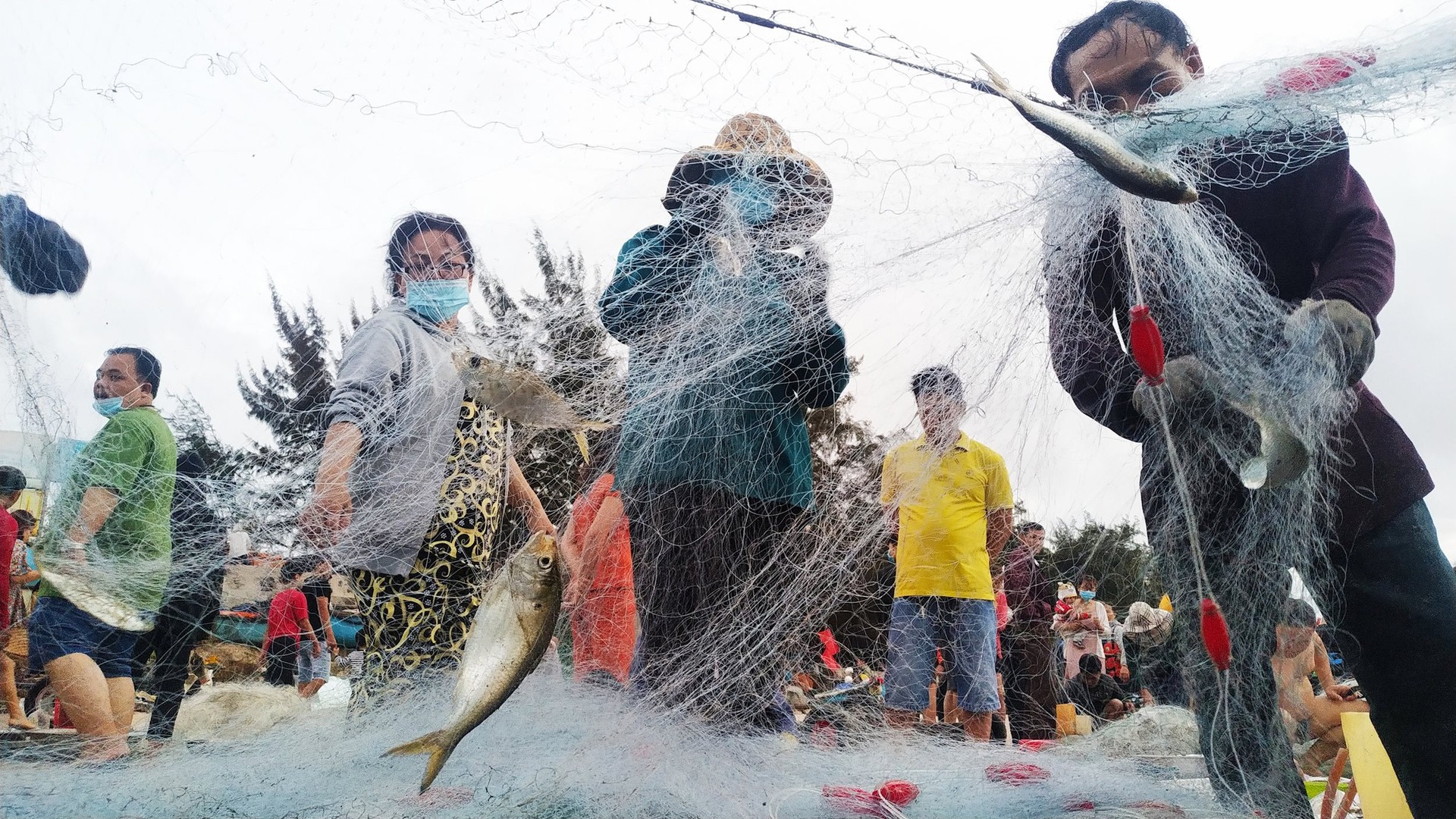 Thành quả của chuyến biển đêm.