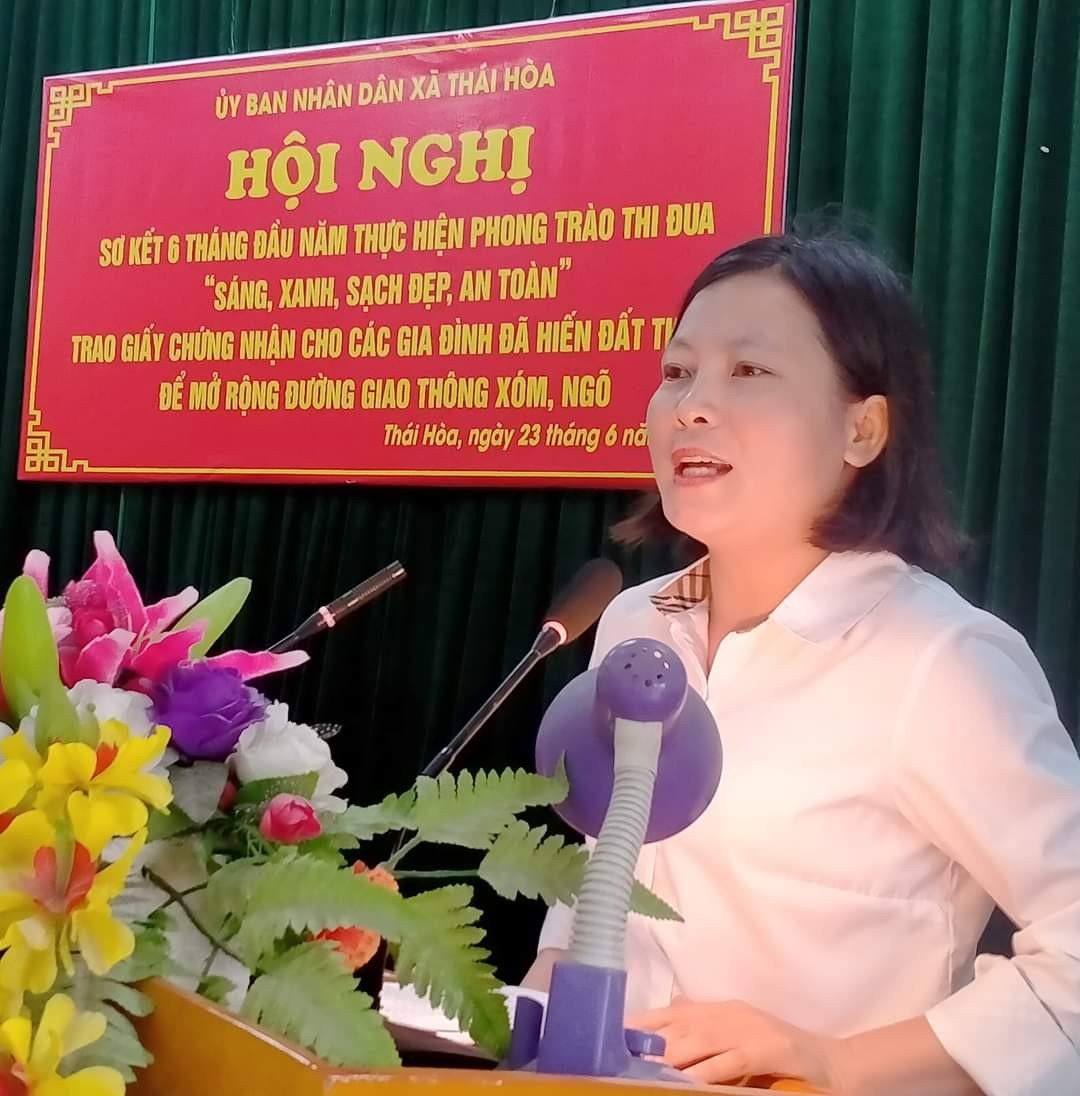 Huyện Ba Vì (Hà Nội): Xã Thái Hòa sơ kết 6 tháng đầu năm 2023 và biểu dương các gia đình hiến đất, góp phần xây dựng nông thôn mới Huyện Ba Vì (Hà Nội): Xã Thái Hòa sơ kết 6 tháng đầu năm 2023 và biểu dương các gia đình hiến đất, góp phần xây dựng nông thôn mới