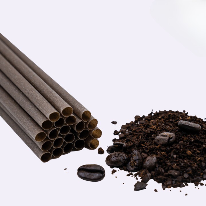 Ống hút từ bã cà phê nguồn nguyên liệu từ thiên nhiên