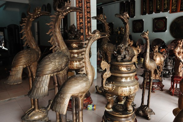 Dấu tích của một làng nghề đúc đồng ngàn năm tuổi Dấu tích của một làng nghề đúc đồng ngàn năm tuổi