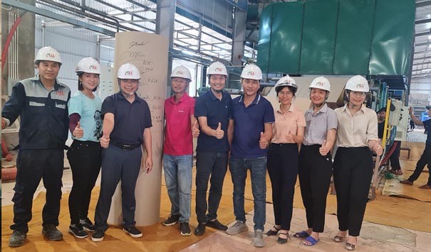 Dự án Giấy Xenlulo Quảng Bình hoàn thành chạy thử và đi vào sản xuất thương mại tháng 6 năm 2023