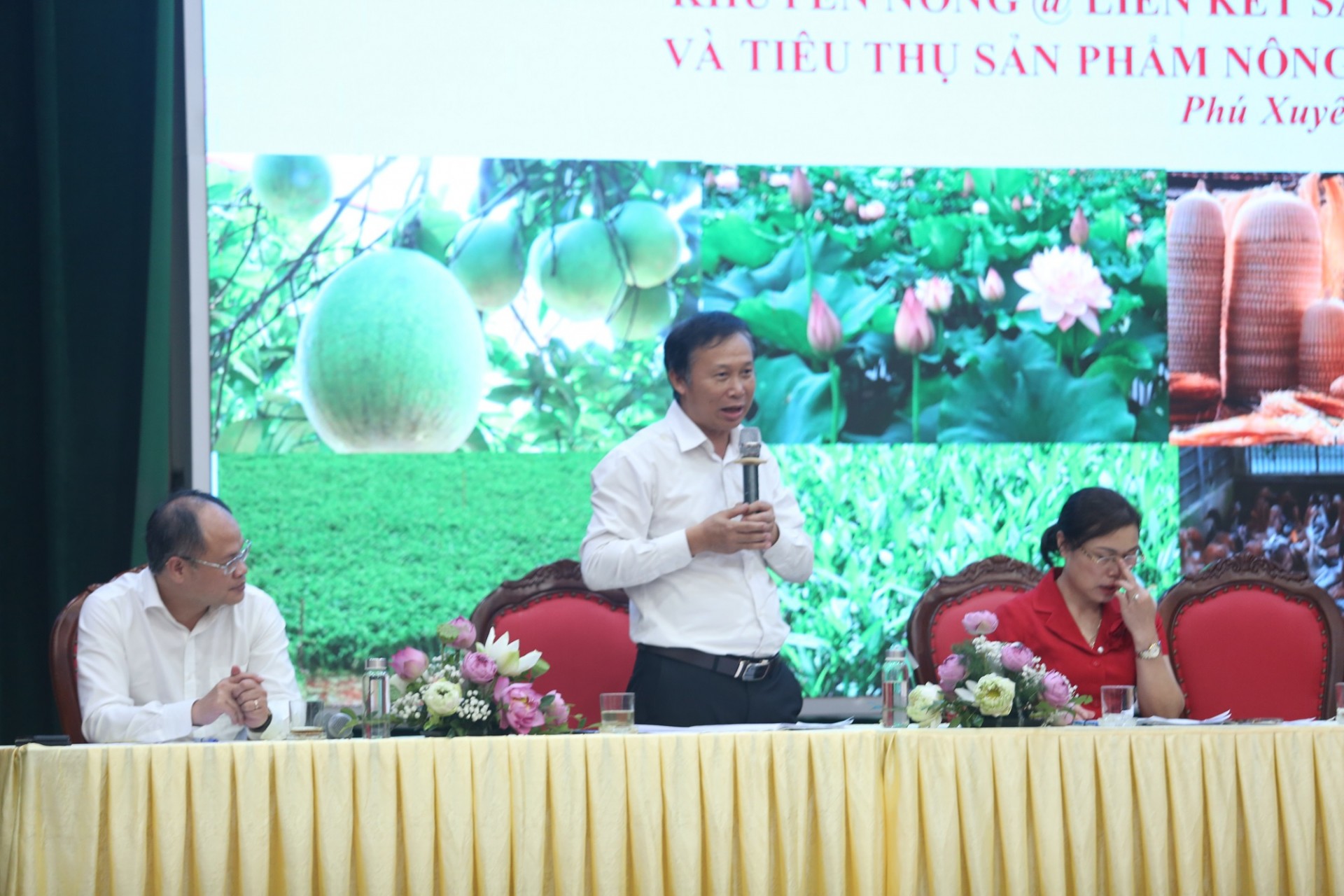 Huyện Phú Xuyên (Hà Nội): Tổ chức diễn đàn liên kết sản xuất và tiêu thụ sản phẩm Phú Xuyên: Đẩy mạnh các mô hình liên kết  sản xuất và tiêu thụ sản phẩm nông nghiệp