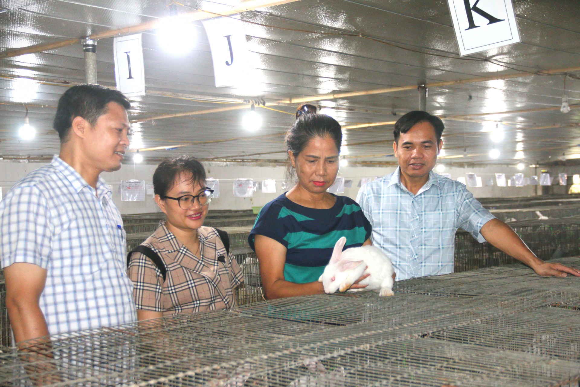 Mô hình Thỏ Việt Nhật của HTX Việt Nhật xã Lam Điền, huyện Chương Mỹ, TP Hà Nội. Mô hình Thỏ Việt Nhật của HTX Việt Nhật xã Lam Điền, huyện Chương Mỹ, TP Hà Nội.