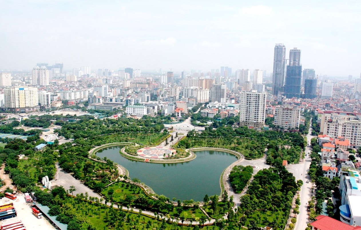 Bức tranh toàn cảnh quận Cầu Giấy hôm nay