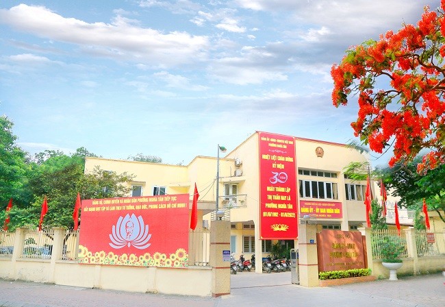 Trụ sở Đảng uỷ, UBND phường Nghĩa Tân