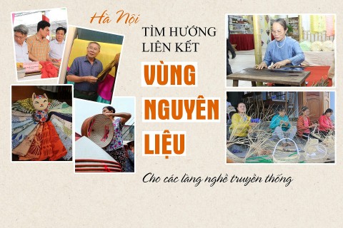 ha noi tim huong lien ket vung nguyen lieu cho cac lang nghe truyen thong