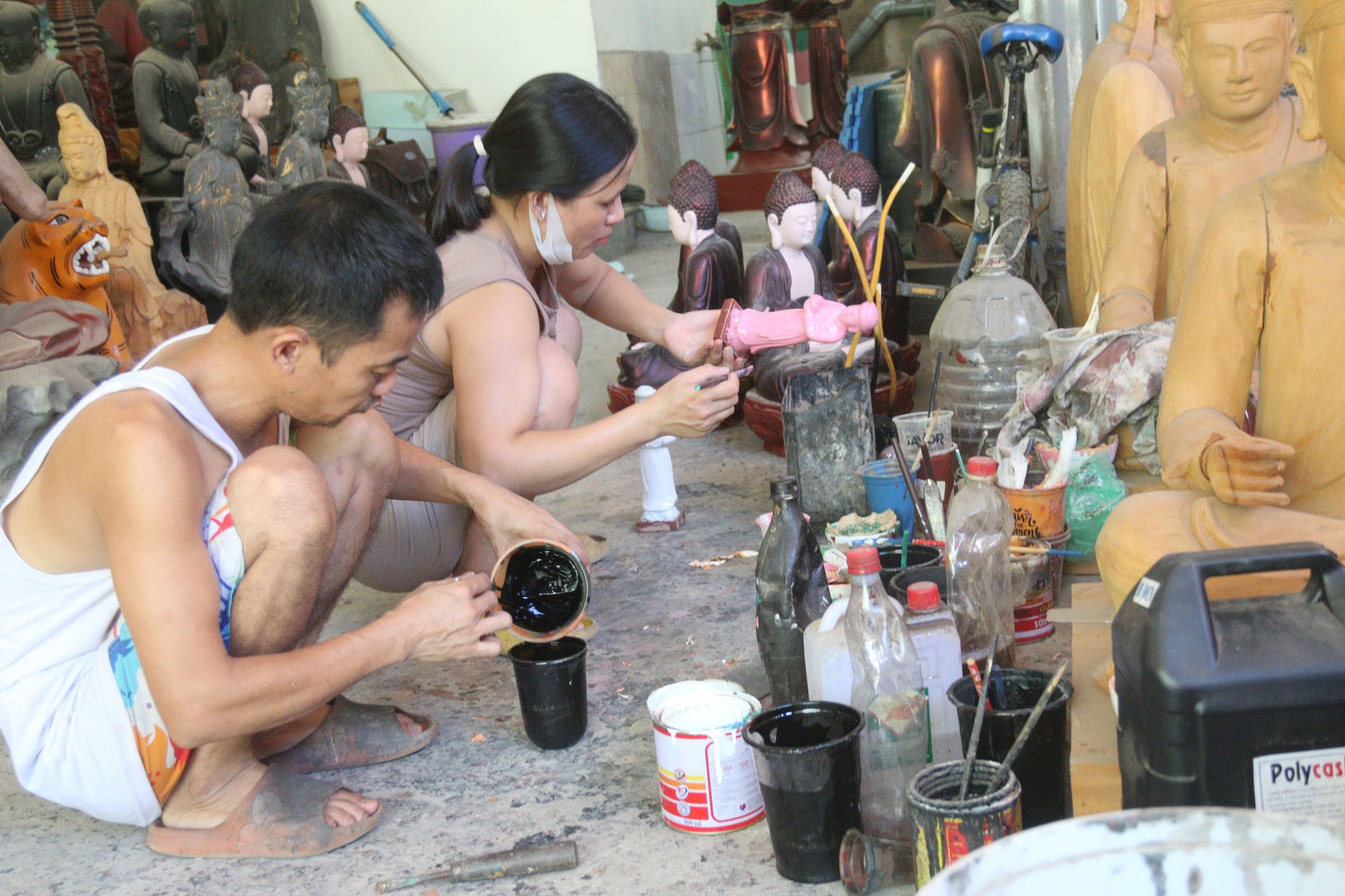 Phát triển làng nghề Sơn Đồng gắn với du lịch …nhưng nguy cơ bị mai một?