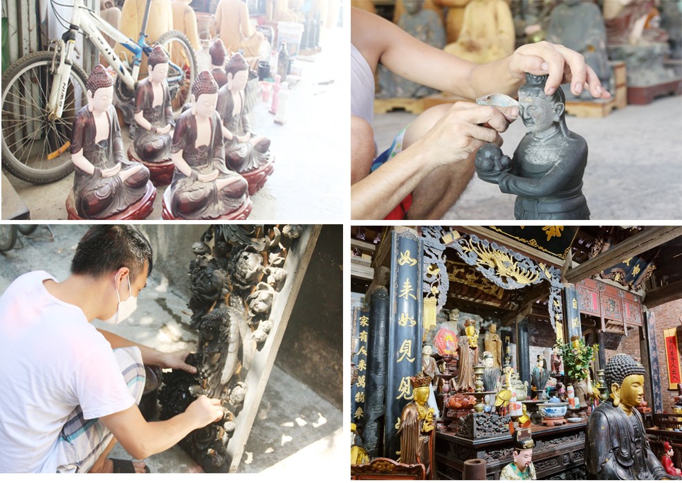 Phát triển làng nghề Sơn Đồng gắn với du lịch …nhưng nguy cơ bị mai một?