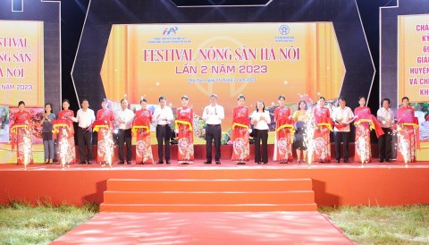 Ứng Hòa có 36 sản phẩm OCOP tham gia Festival nông sản Hà Nội lần 2 năm 2023