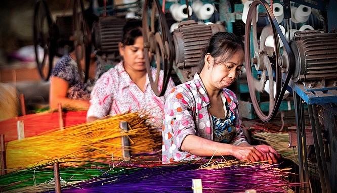 Làng nghề chiếu Định Yên hơn trăm năm tuổi Làng nghề chiếu Định Yên hơn trăm năm tuổi