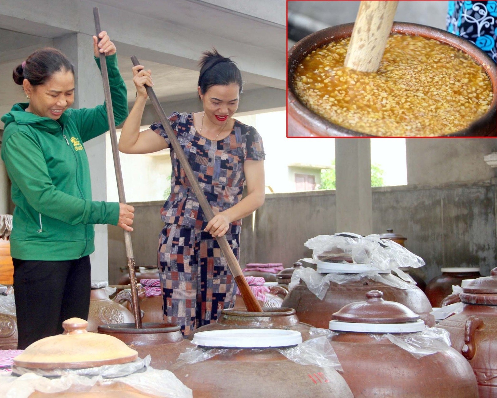 Chế biến tương Nam Đàn Chế biến tương Nam Đàn