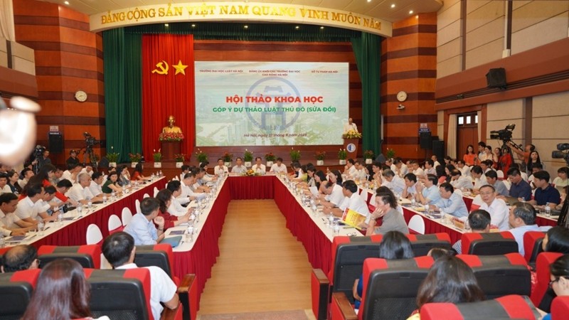 Hội thảo khoa học “Góp ý Dự thảo Luật Thủ đô (sửa đổi)