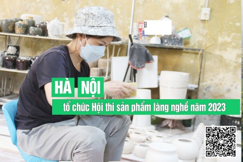 Hội thi sản phẩm làng nghề thành phố Hà Nội năm 2023: Góp phần gìn giữ, bảo tồn và phát triển nghề truyền thống