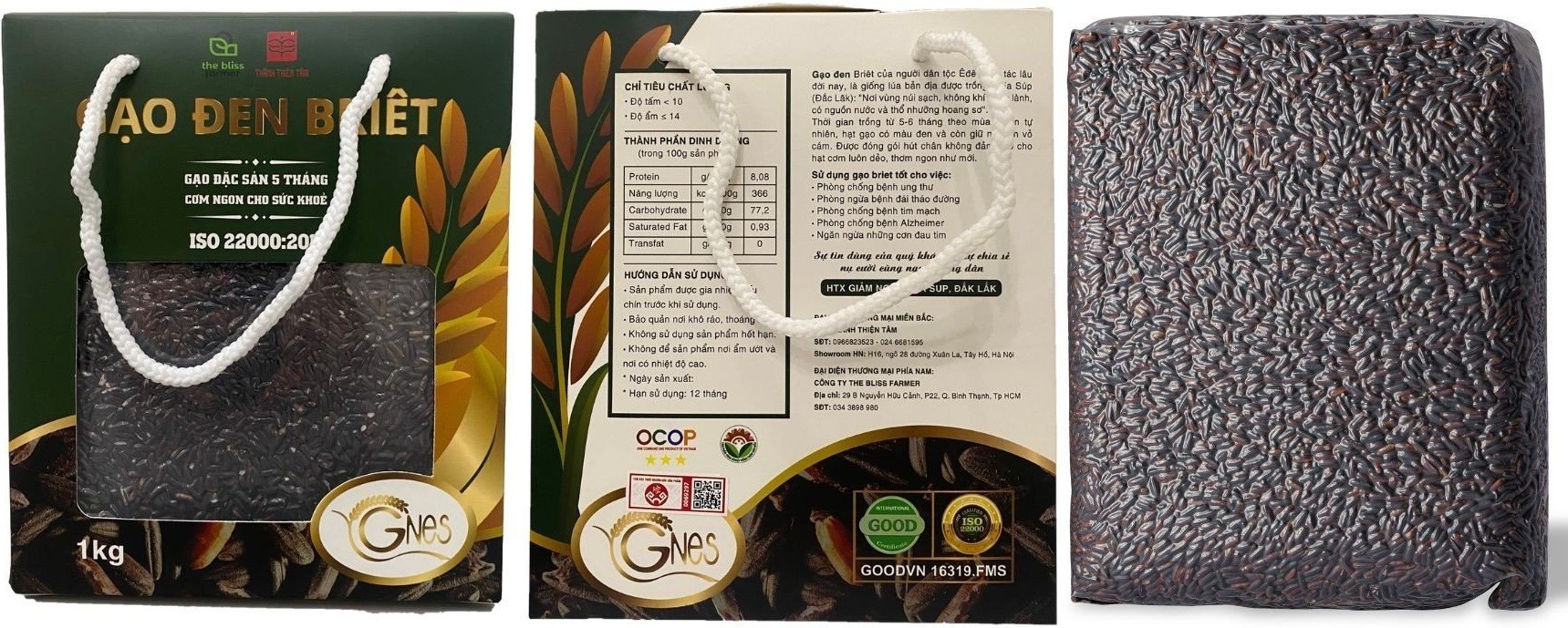 Đặc sản gạo đen Briet Đặc sản gạo đen Briet