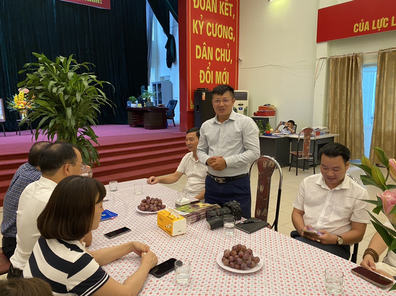 Nhạc sĩ, Nhà báo Đinh Văn Bình có đôi lời chia sẻ tại Hội nghị