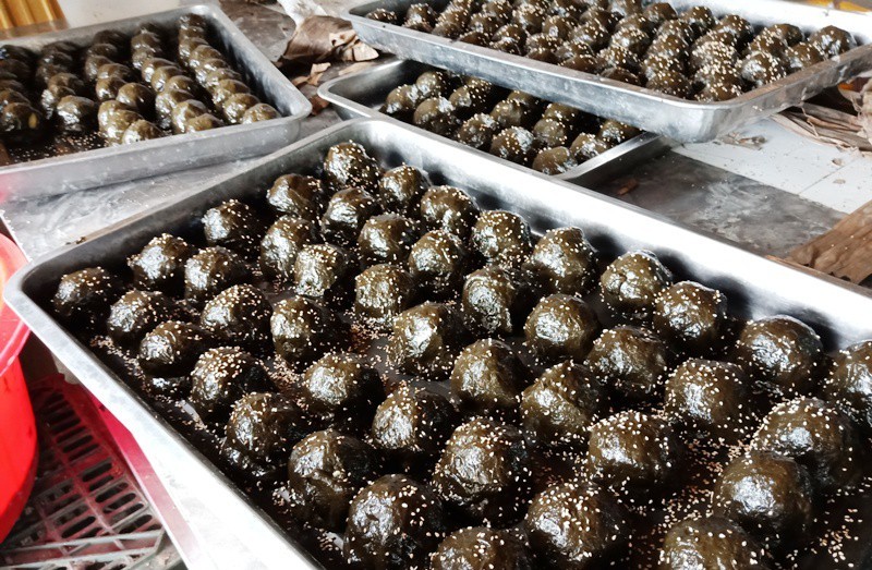 Bánh gai Tứ Trụ - Sản phẩm OCOP 3 sao Bánh gai Tứ Trụ - Sản phẩm OCOP 3 sao