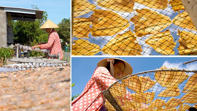 Làng nghề sơ chế biến thủy sản Xóm Đáy