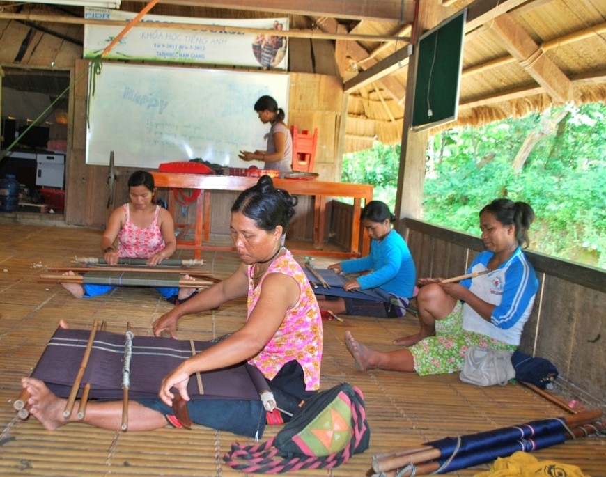 Thăm làng nghề dệt thổ cẩm za ra