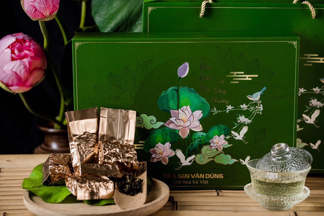 Trà sen Vân Dũng  tự hào thương hiệu chè Thái Nguyên Trà sen Vân Dũng  tự hào thương hiệu chè Thái Nguyên