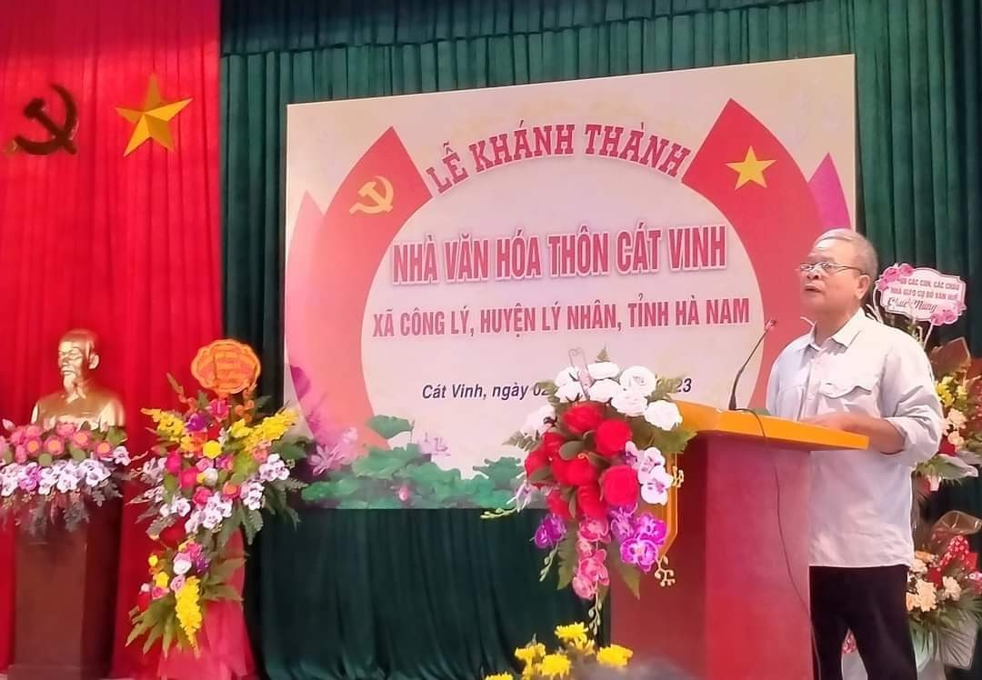Huyện Lý Nhân (Hà Nam) :  Thôn Cát Vinh, xã Công Lý khánh thành Nhà Văn hóa chào mừng kỷ niệm 78 năm ngày Quốc khánh 2/9. Huyện Lý Nhân (Hà Nam) :  Thôn Cát Vinh, xã Công Lý khánh thành Nhà Văn hóa chào mừng kỷ niệm 78 năm ngày Quốc khánh 2/9.