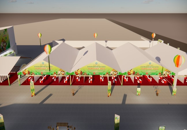 Phối cảnh tổng thể nhìn từ trên cao