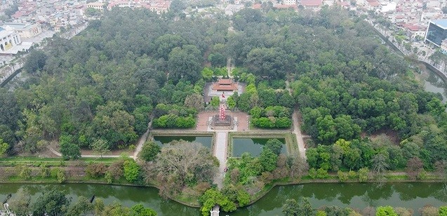 toàn cảnh Thành cổ Sơn Tây nhìn từ trên cao toàn cảnh Thành cổ Sơn Tây nhìn từ trên cao