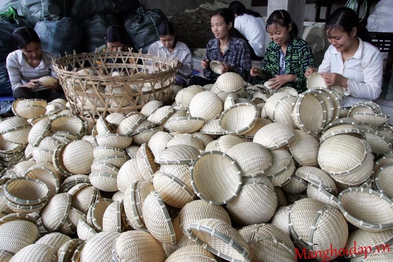 Làng nghề mây tre đan Tăng Tiến