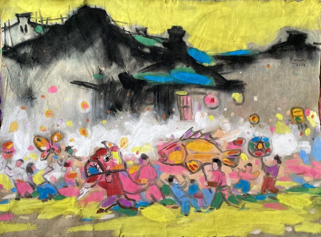 Triển lãm tranh mỹ thuật mang tên “Chơi”